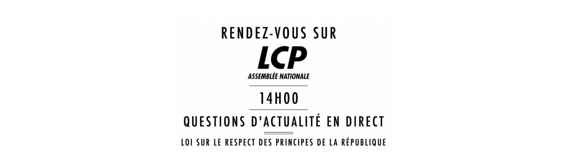 Interview en direct de François Cormier-Bouligeon sur LCP Assemblée nationale mardi 2 février 2021 à 14h00
