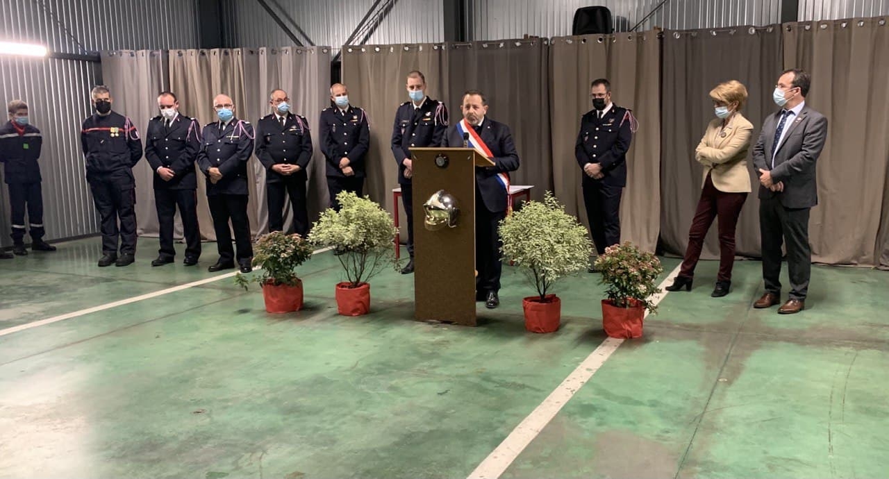 Sainte-Barbe avec les pompiers de Saint-Martin-d'Auxigny