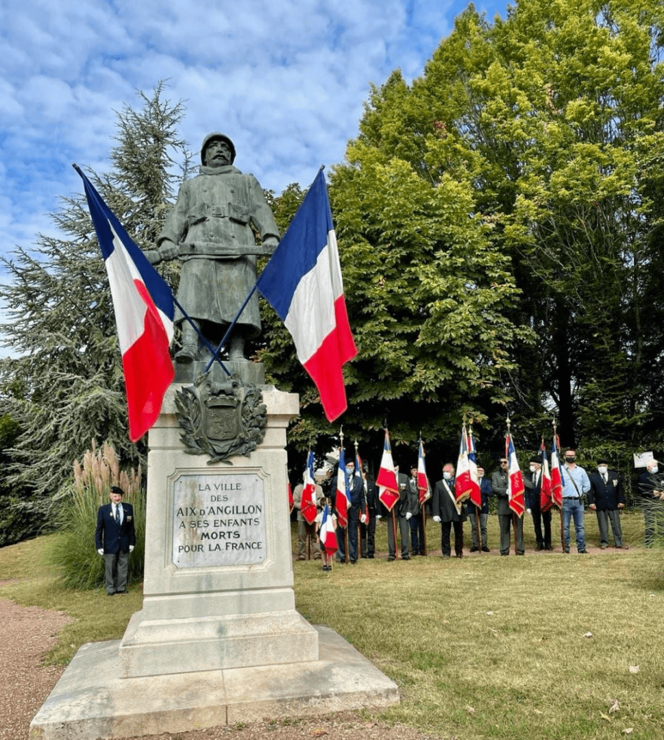 Cérémonie commémorative de la libération des Aix d'Angillon