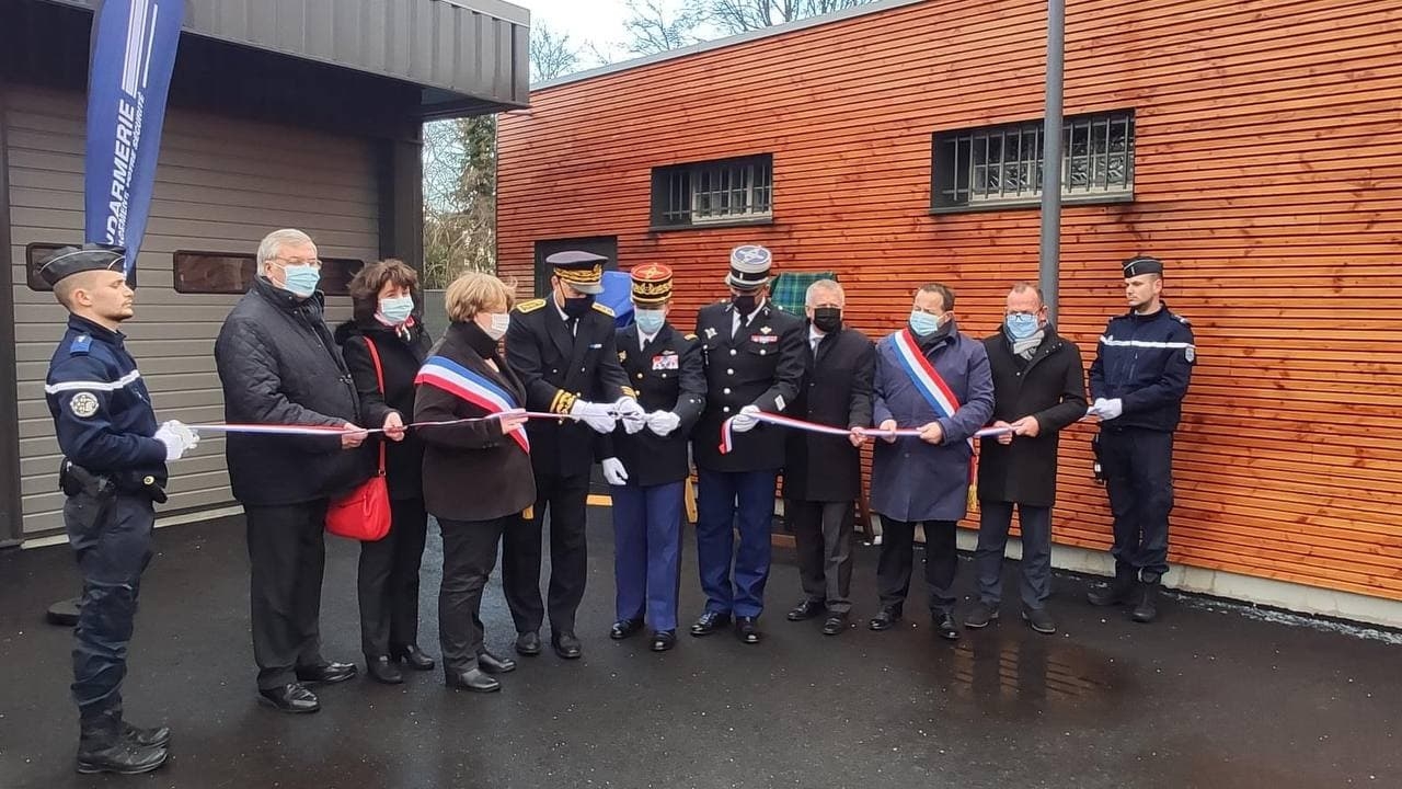 Inauguration de la nouvelle caserne de gendarmerie d'Aubigny-sur-Nère