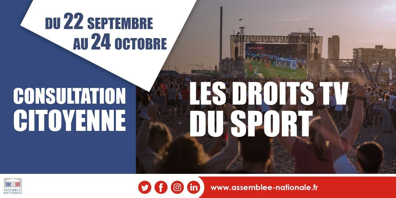 Consultation citoyenne sur la diffusion audiovisuelle du sport !