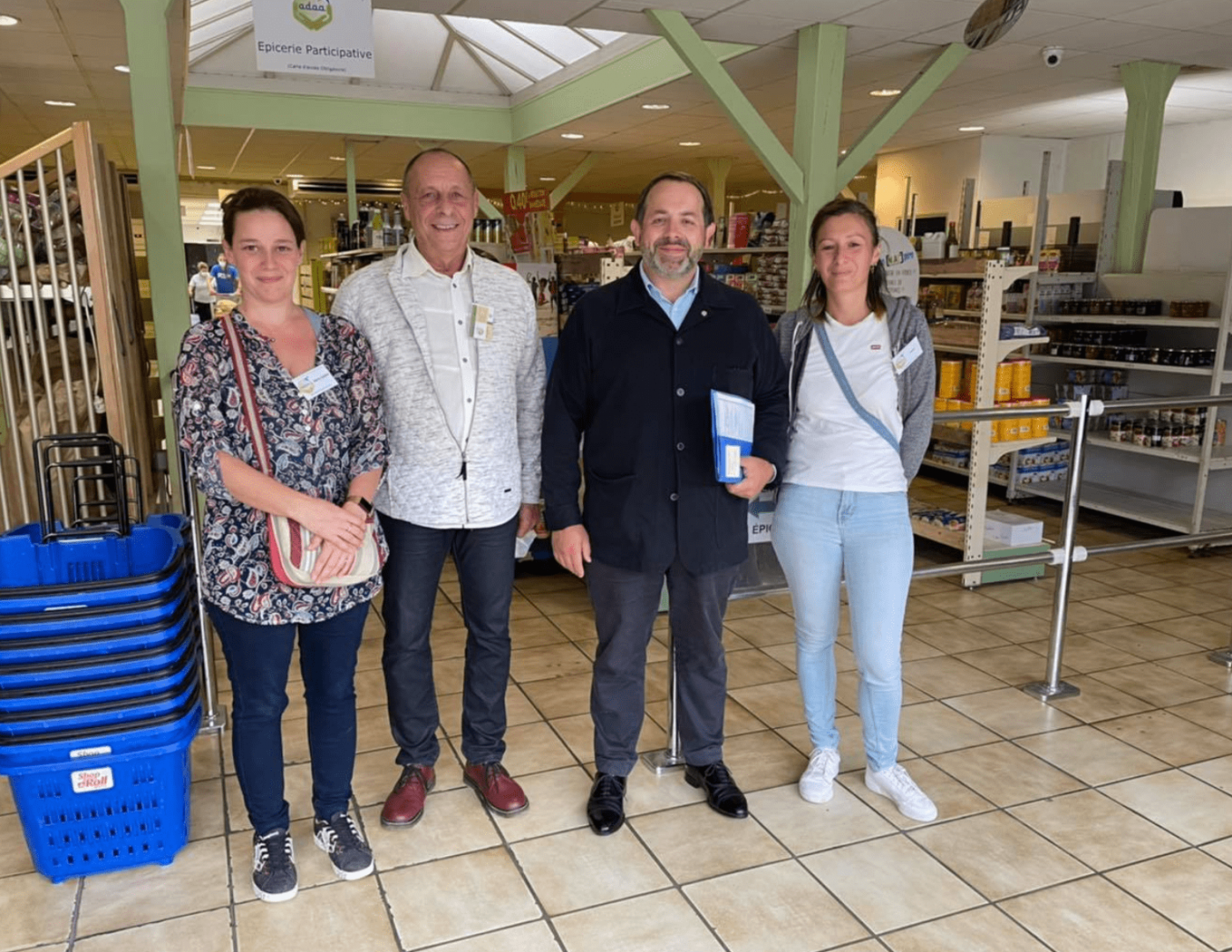 Le député François Cormier-Bouligeon a visité l’Association de Distribution de l’Aide Alimentaire à Bourges